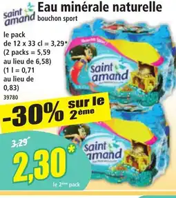 Norma SAINT AMAND Eau minérale naturelle offre