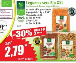 Norma Légumes secs Bio XXL offre