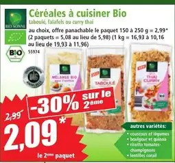 Norma Céréales à cuisiner Bio offre