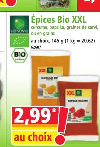 Norma Épices Bio XXL offre