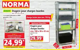 Norma KINZO Etagère pour charges lourdes offre