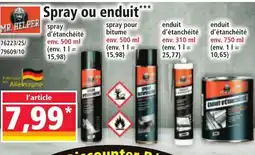 Norma Spray ou enduit offre