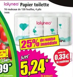Norma LALYNEA Papier toilette offre