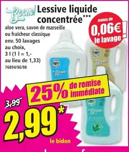 Norma Lessive liquide concentrée offre