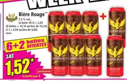 Norma Bière Rouge offre