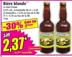Norma Bière blonde offre