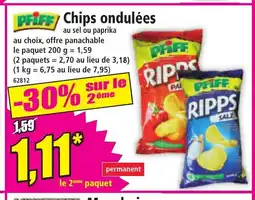 Norma PFIFF Chips ondulées offre