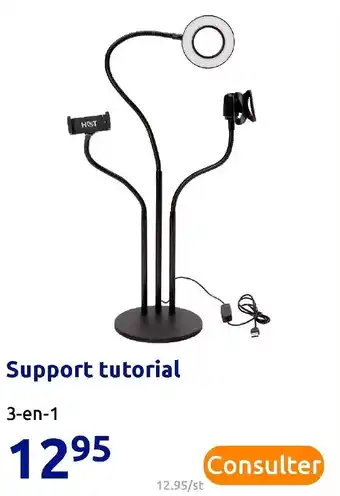 Action Support tutorial offre