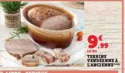 Hyper U TERRINE VENDEENNE À L'ANCIENNE offre