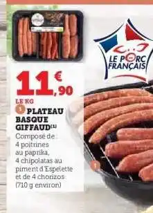 Hyper U PLATEAU BASQUE GIFFAUD offre