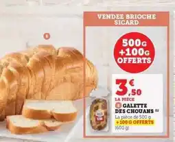 Hyper U VENDEE BRIOCHE SICARD offre