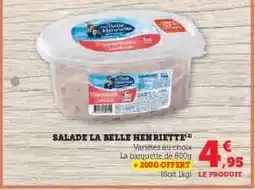 Hyper U Salade La Belle Henriette offre