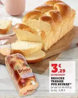 Hyper U Brioche Tressée Pur Beurre offre