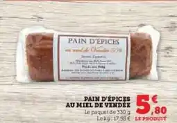 Hyper U PAIN D'ÉPICES AU MIEL DE VENDÉE offre