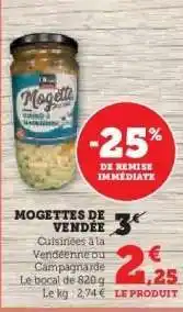 Hyper U MOGETTES DE VENDÉE offre
