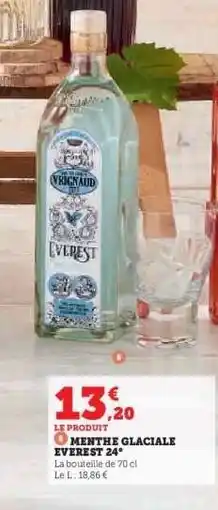 Hyper U MENTHE GLACIALE EVEREST 24° offre