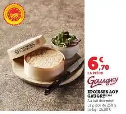 Hyper U EPOISSES AOP GAUGRY offre