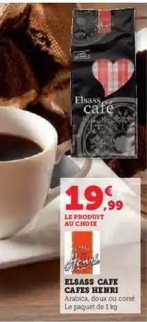 Hyper U ELSASS CAFE CAFES HENRI offre