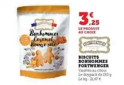 Hyper U BISCUITS BONHOMMES FORTWENGER offre