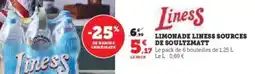 Hyper U LIMONADE LINESS SOURCES DE SOULTZMATT offre