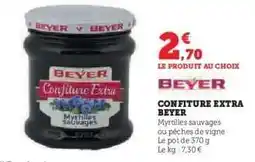 Hyper U CONFITURE EXTRA BEYER offre