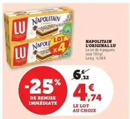 Hyper U Napolitain L'original Lu offre
