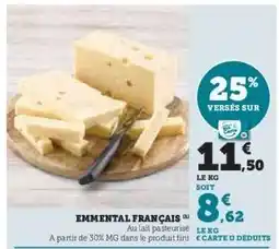 Hyper U Emmental Français offre