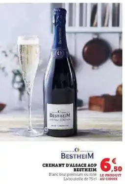 Hyper U Crémant d'Alsace AOP 'Bestheim' offre