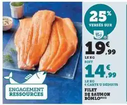 Hyper U Filet de Saumon Bømlo offre