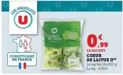 Hyper U COEUR DE LAITUE U offre