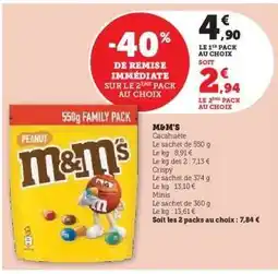 Hyper U M&M'S offre