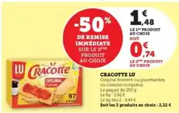 Hyper U CRACOTTE LU offre