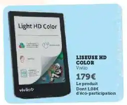 Super U Liseuse HD Color offre