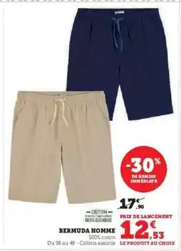 Hyper U Bermuda Homme offre
