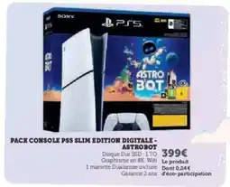 Hyper U Pack Console PS5 Slim Edition Digitale - AstroBot offre