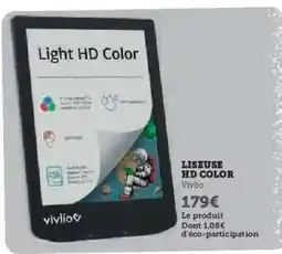 Hyper U Liseuse HD Color offre