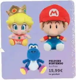 Hyper U PELUCHE NINTENDO offre