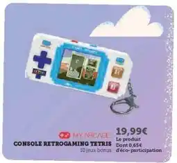 Hyper U CONSOLE RETROGAMING TETRIS offre