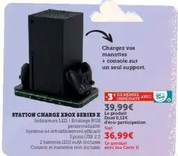 Hyper U STATION CHARGE XBOX SERIES X offre