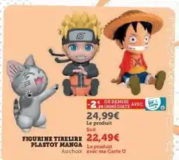 Hyper U FIGURINE TIRELIRE PLASTOY MANGA offre