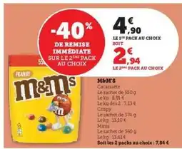 Super U M&M'S offre