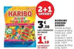 Super U Bonbons Summer Haribo offre