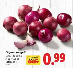 Lidl Oignon Rouge offre