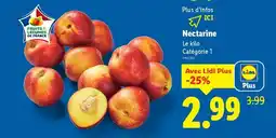 Lidl Nectarine offre