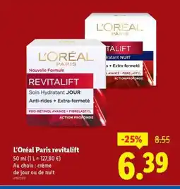 Lidl L'Oréal Paris revitalift offre