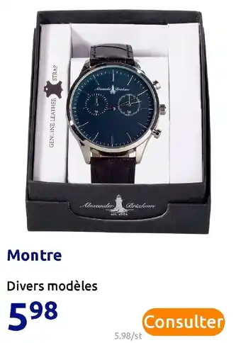 Action Montre offre