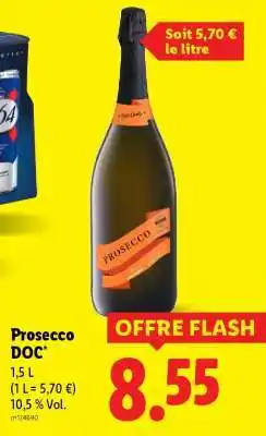 Lidl Prosecco Doc offre