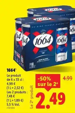 Lidl 1664 offre