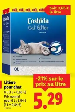 Lidl Coshida Cat Litter offre