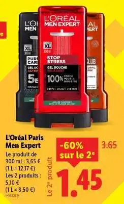 Lidl L'Oréal Paris Men Expert offre